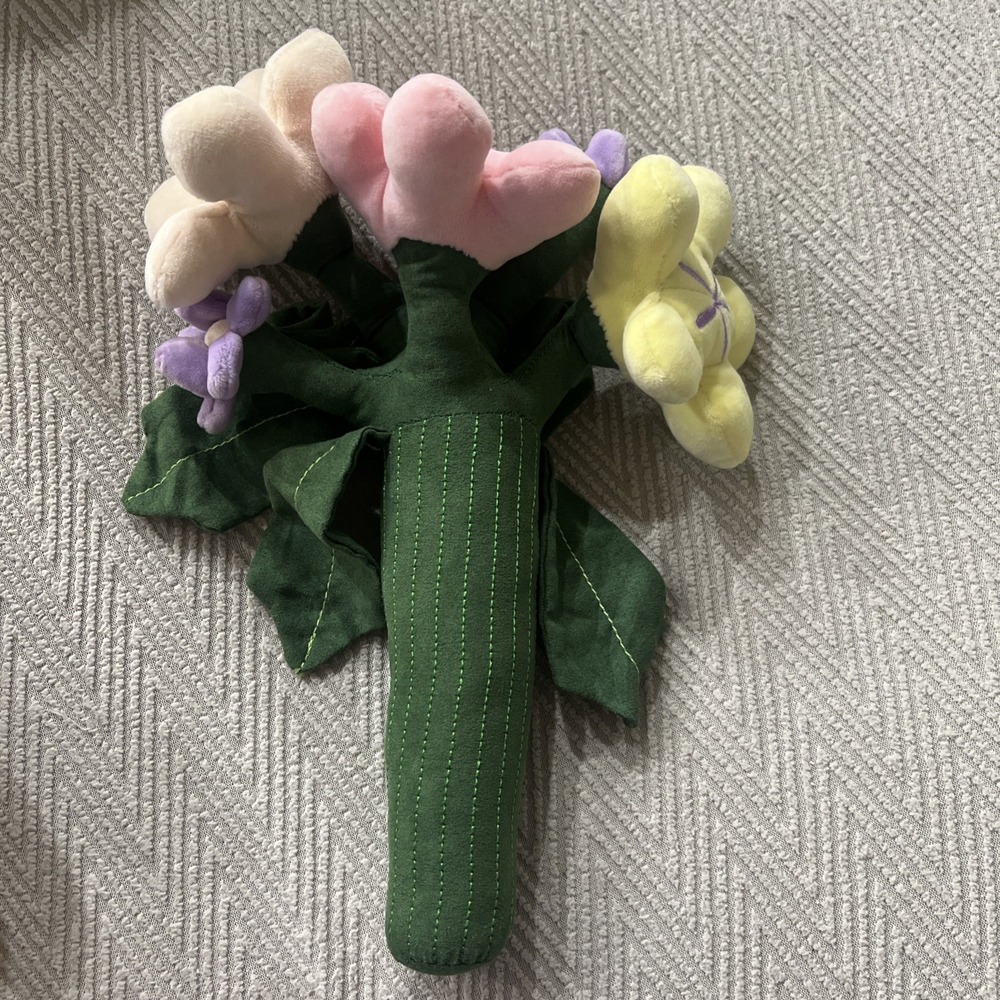 Jellycat Amuseable Bouquet of Flowers Plush Toy Green Pink Yellow Small 12"